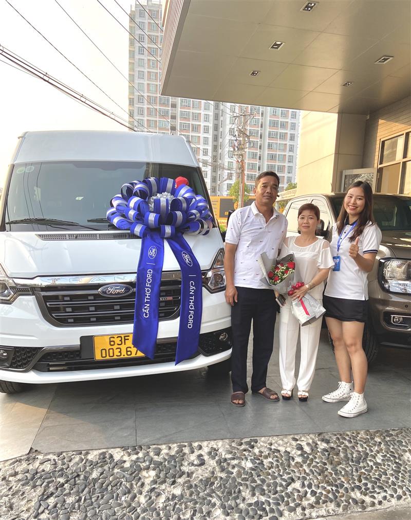 Transit Trắng về Tiền Giang