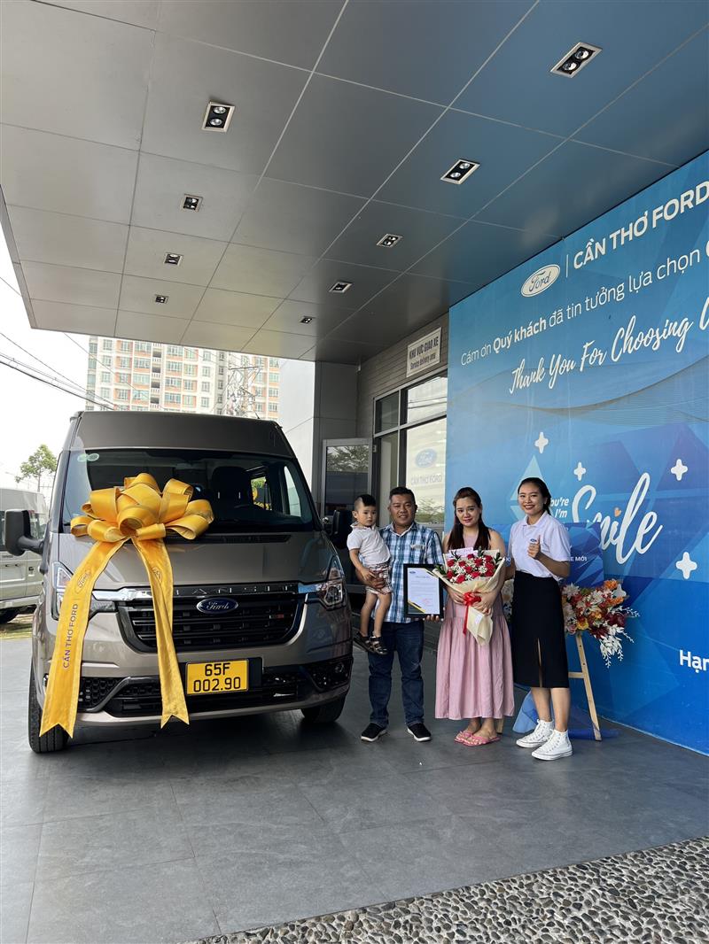 Transit Ghi vàng về Ô Môn Cần Thơ