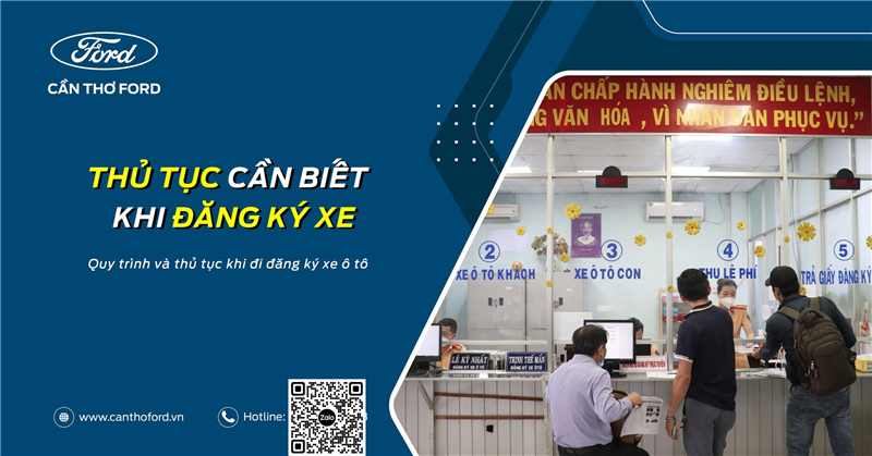 THỦ TỤC CẦN BIẾT KHI ĐĂNG KÝ XE Ô TÔ